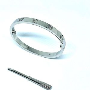 Stainless steel bracelet with stones 16cm